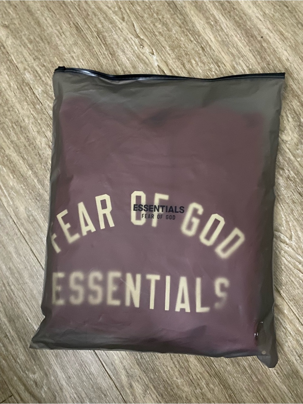 Fear of God Essentials Crimson Hoodie
